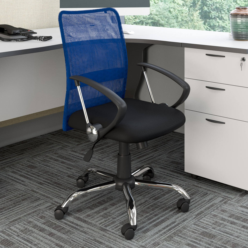 Blue Mesh Office Chair J47246