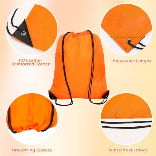 30 Pcs Nylon Drawstring Backpack E68596