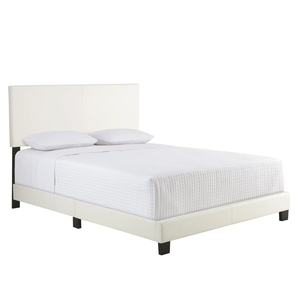 Queen Upholstered Platform Bed V53605