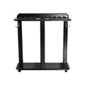 Freestanding Pool Cue Stand Rack Holds 10 Sticks Black Y535433