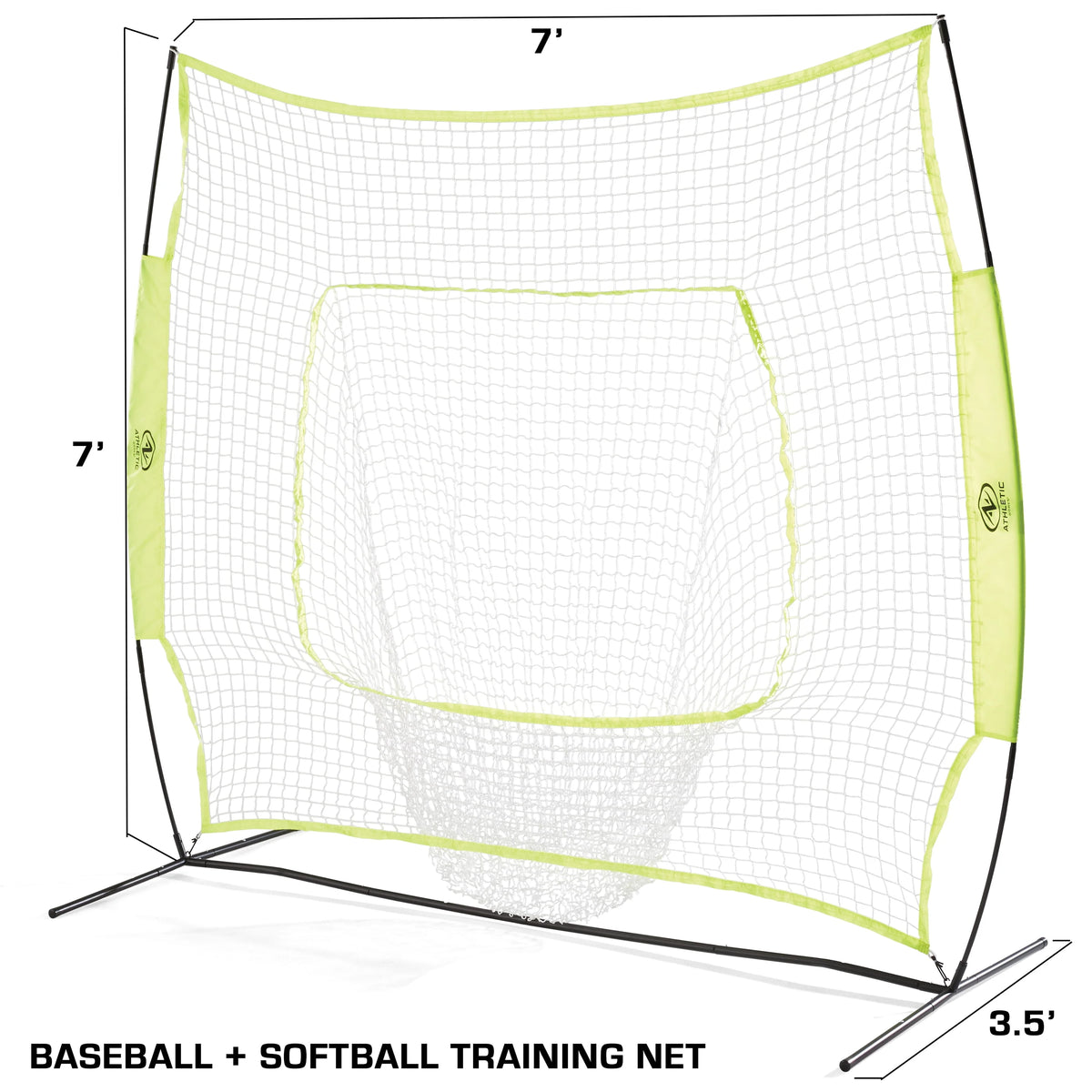 7ft x 7ft Training Net with Batting Tee and Carrying Case T900