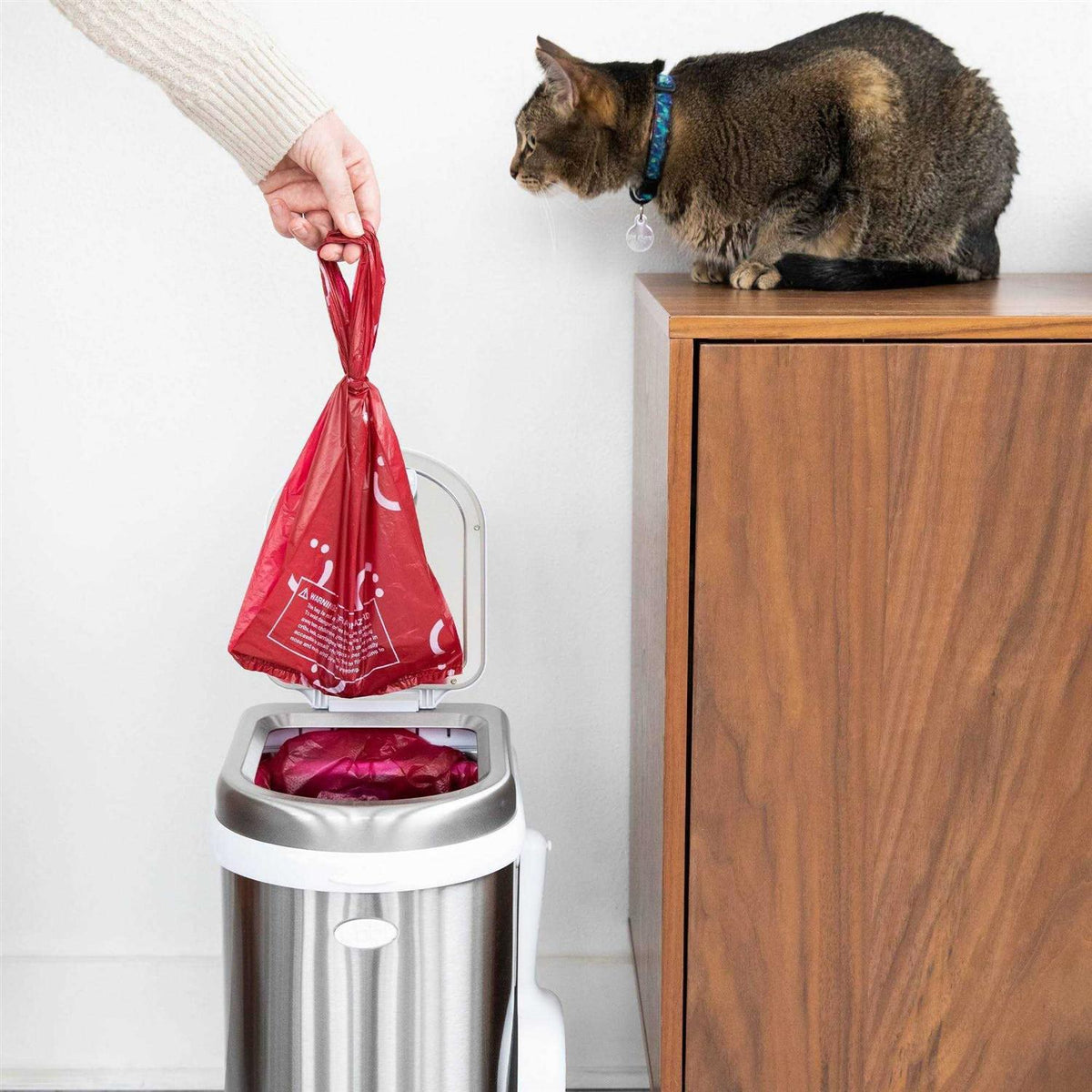 Lavender Scented Leak Proof Cat Litter Disposal Bags T547063