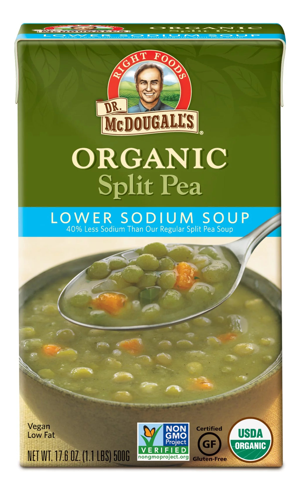Organic Split Pea Lower Sodium Soup 17.6 oz X81718