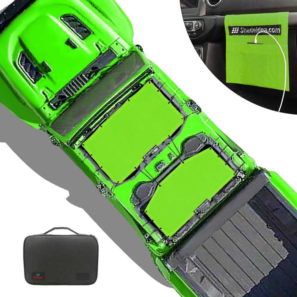 Black Mesh Front & Rear Sun Shade Cover E304