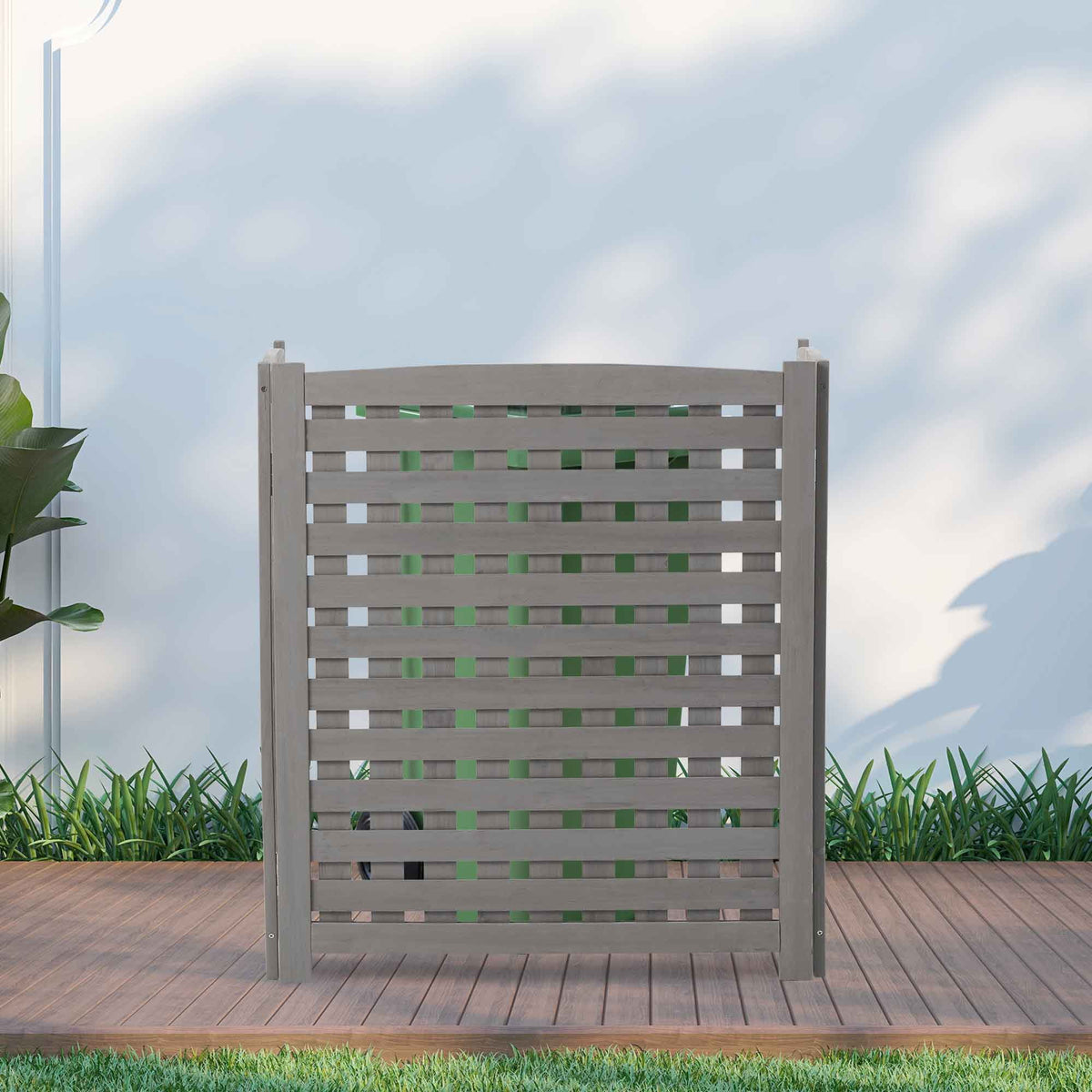 Cedar Privacy Fence Screen 3 Panels J4456