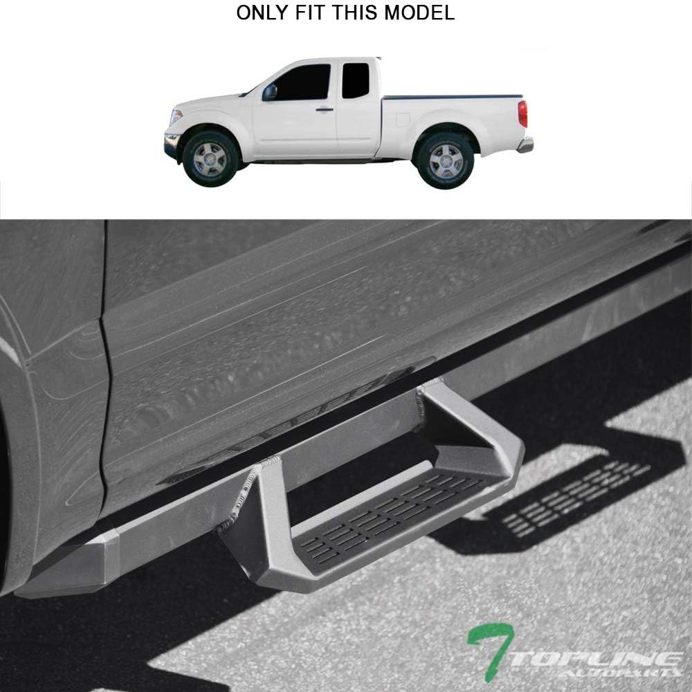 Matte Black Aluminum Drop Step Side Nerf Bars Running Boards E763920