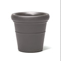 Dark Cedar Round Indoor Outdoor Plastic Flower Planter E278