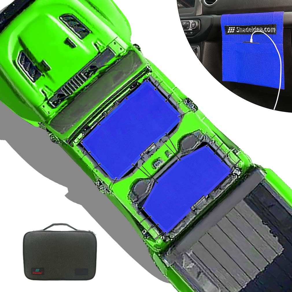 Black Mesh Front & Rear Sun Shade Cover E304
