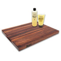 4 Piece Walnut Cutting Board Care and Maintenance Kit, 20 x 15 inch N255