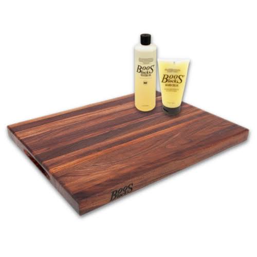 4 Piece Walnut Cutting Board Care and Maintenance Kit, 20 x 15 inch N255