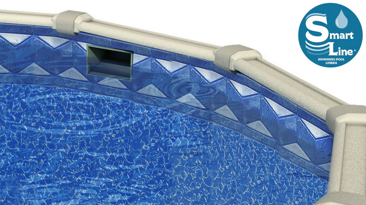 18' Round Unibead Pool Liner, 52" Wall, 25 Gauge S243509