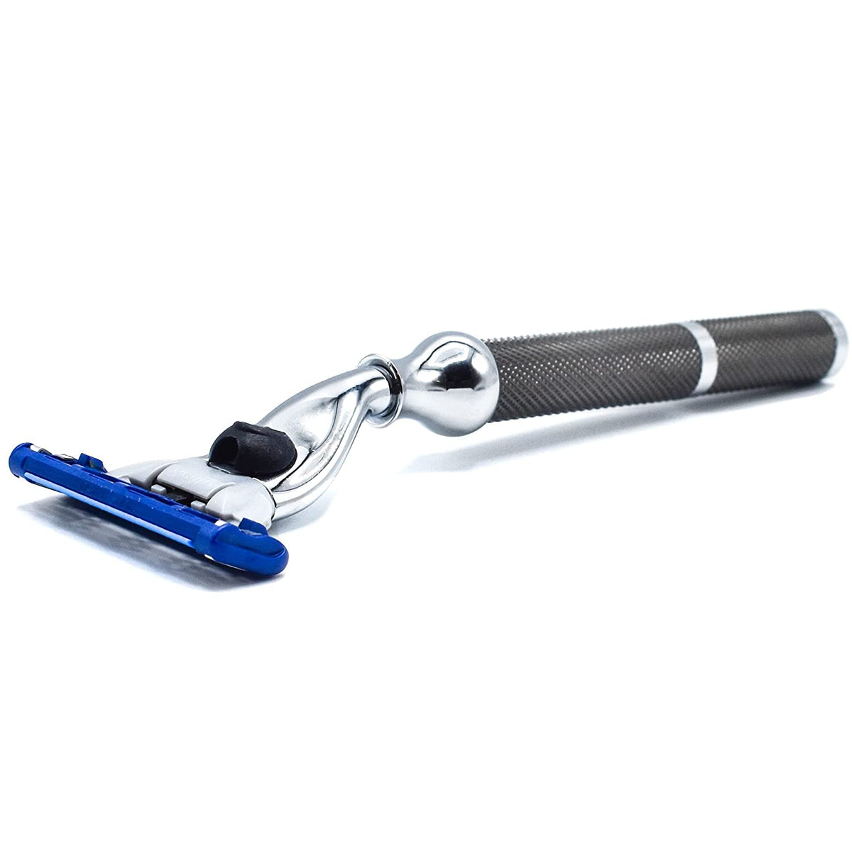 Heavyweight All-Metal Triple Blade Razor with One Gillette Mach 3 Razor Blade Q800349
