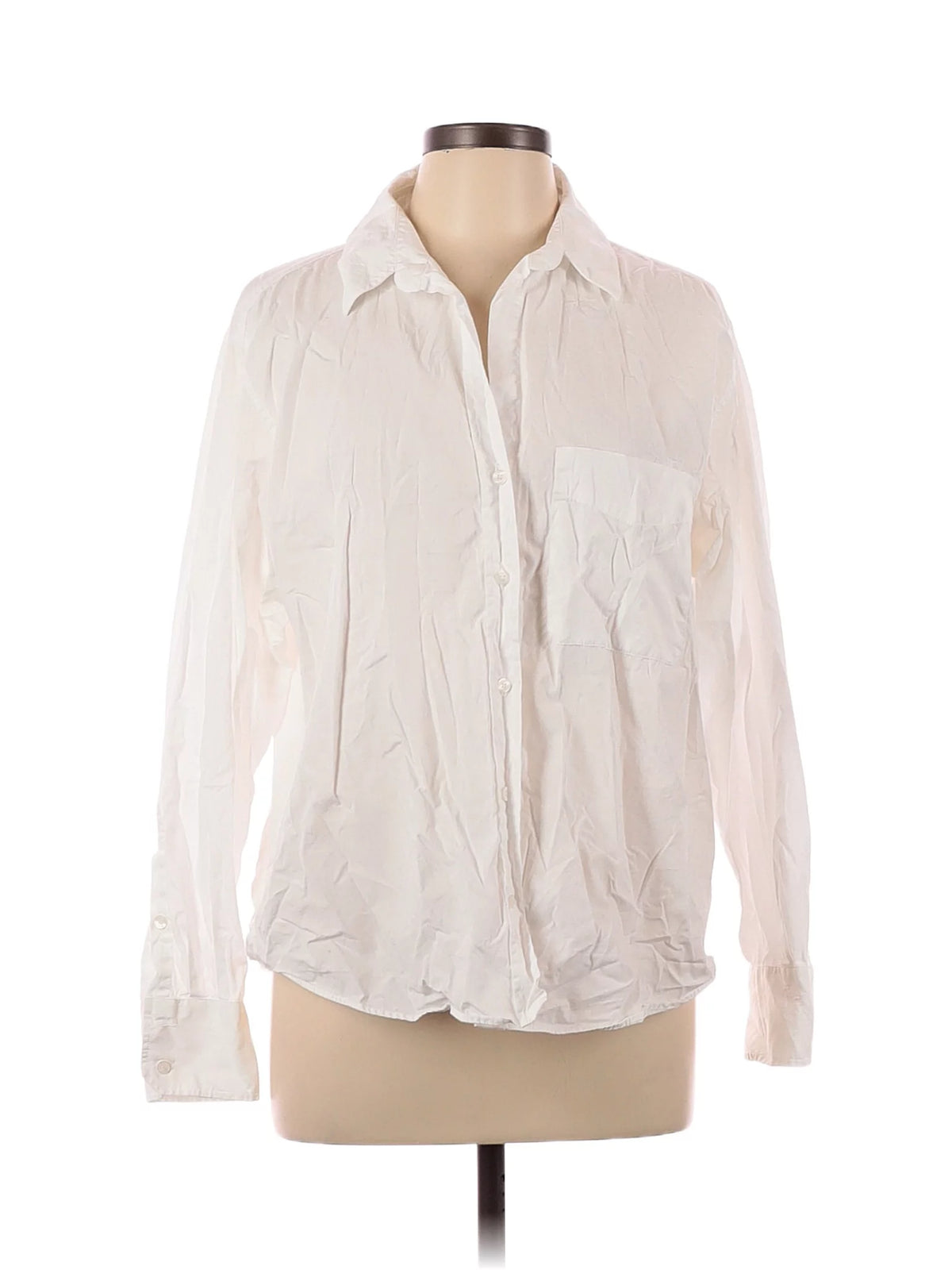 Women's Long Sleeve Button-Down Shirt F2726