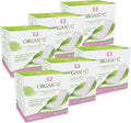 100% Certified Organic Cotton Folded Panty Liner, Light Flow 144 Count M5590