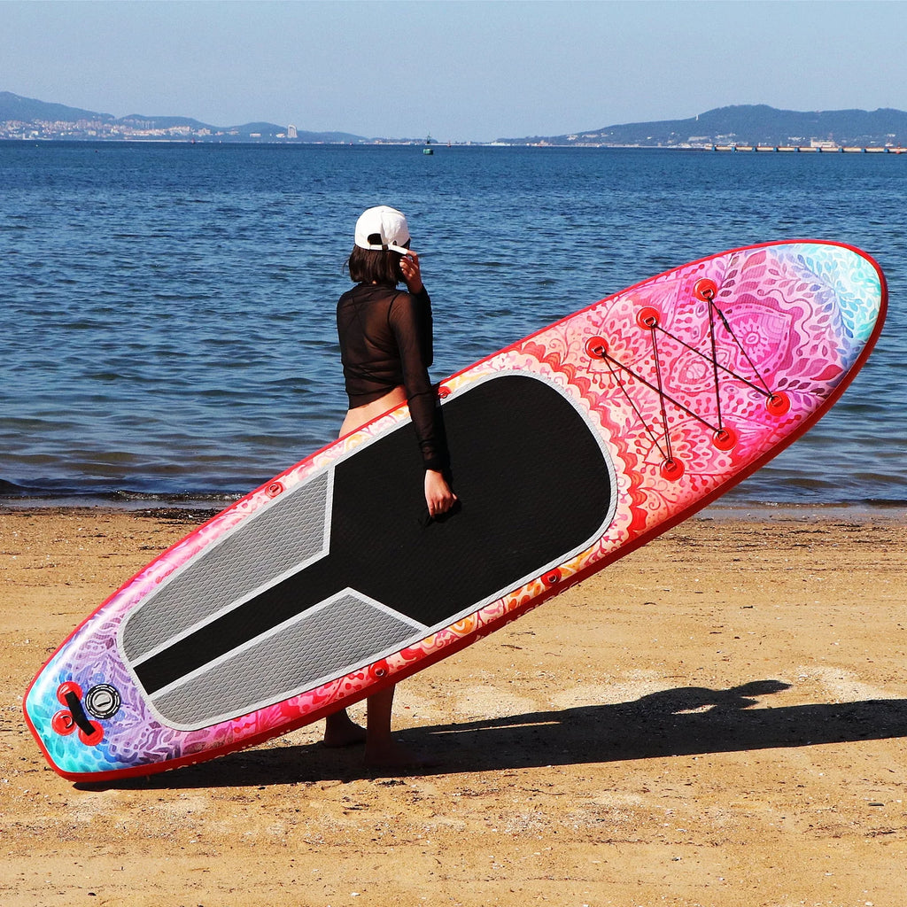 10ft Inflatable Stand up Paddle Board with Backpack Q3176