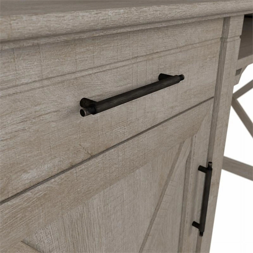 Small Computer Desk with Hutch V549016