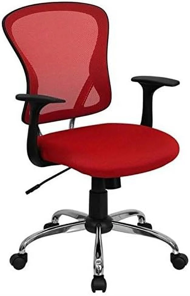 Red Mesh Office Chair M441