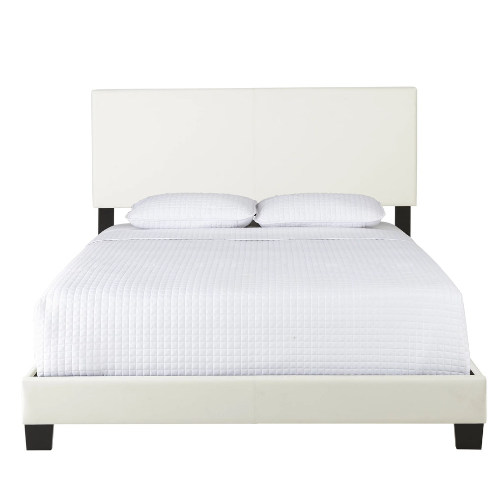 Queen Upholstered Platform Bed V53605