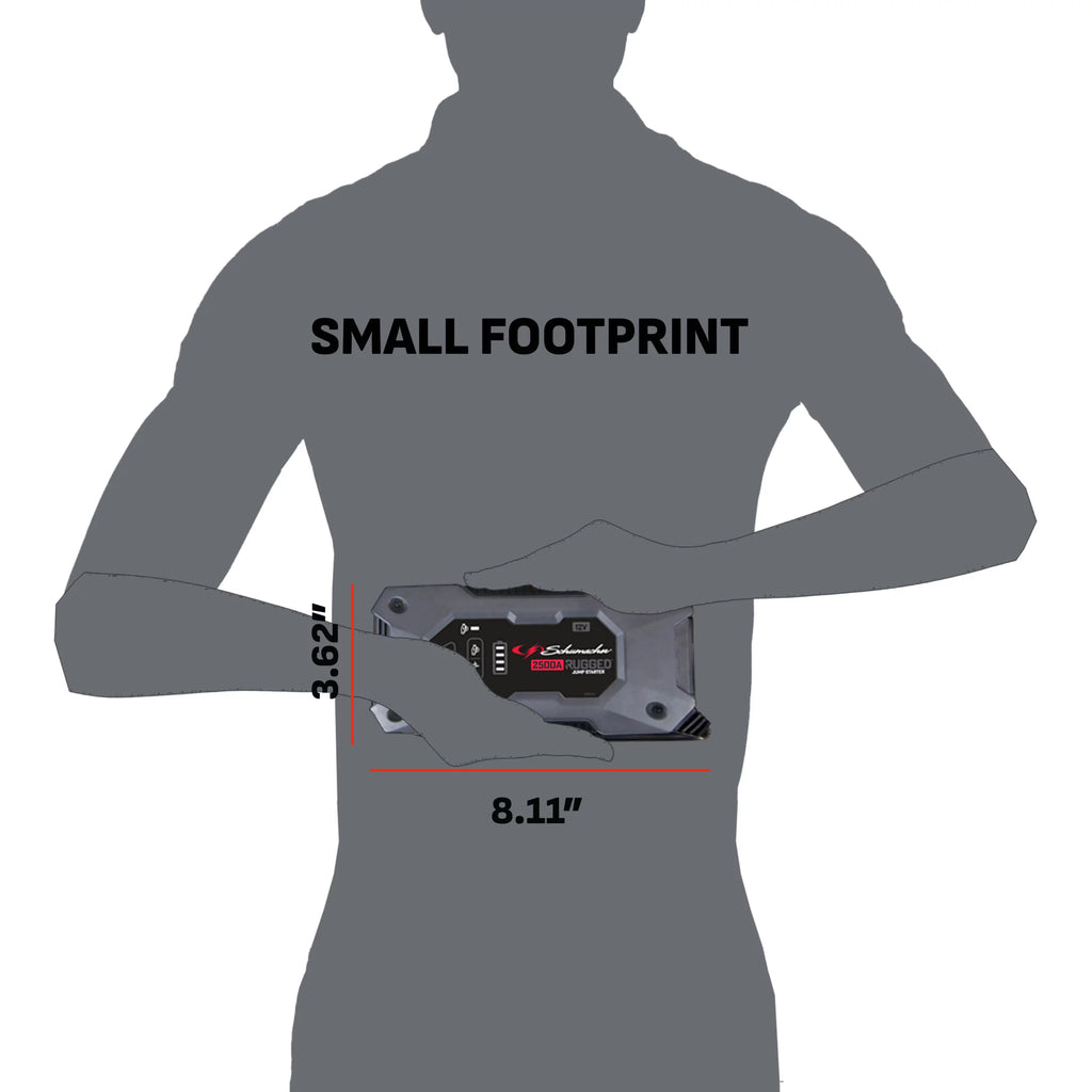 Rugged Jump Starter and Portable Power Pack 12V DC Z4297