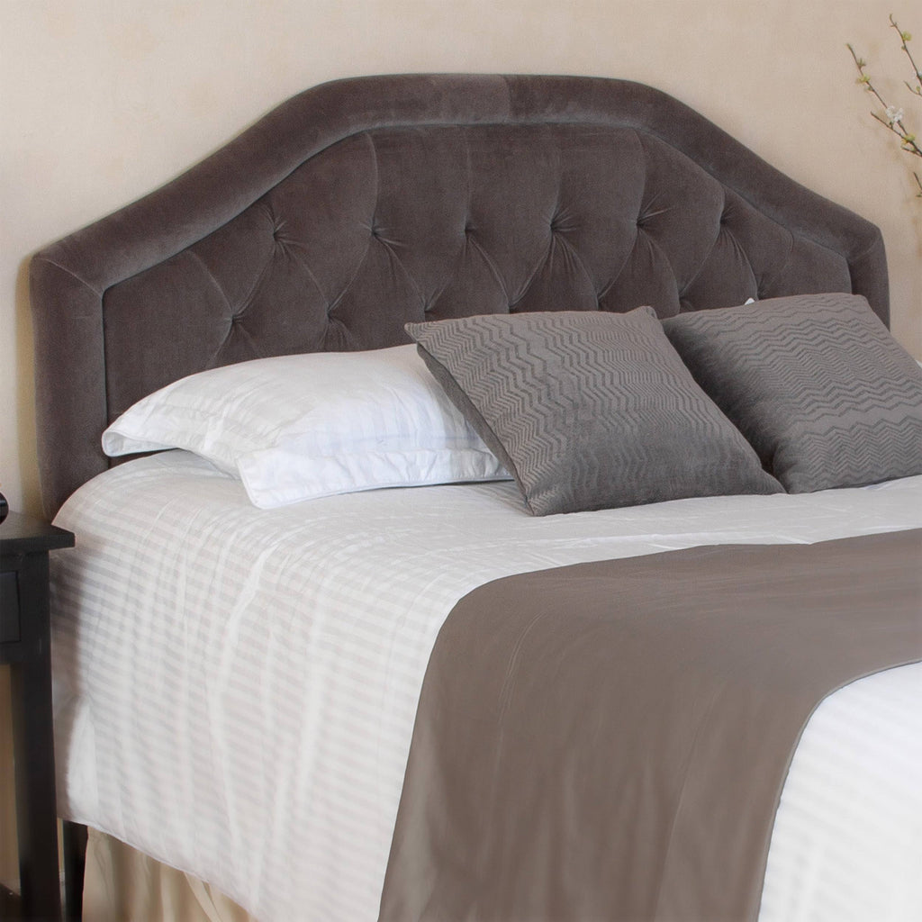Beige Tufted California King Headboard V7326