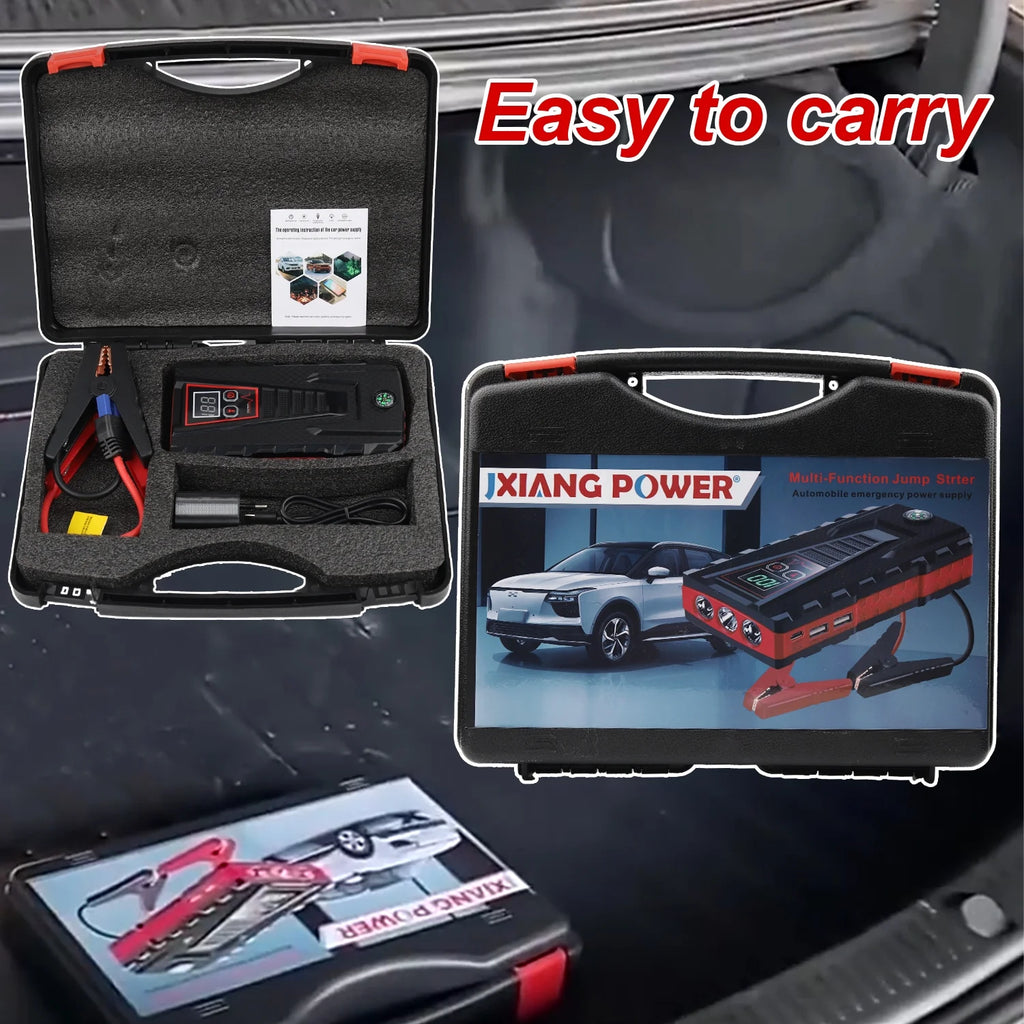 Car Jump Starter 5000A Peak 99800mAh Battery Portable Power Bank T728