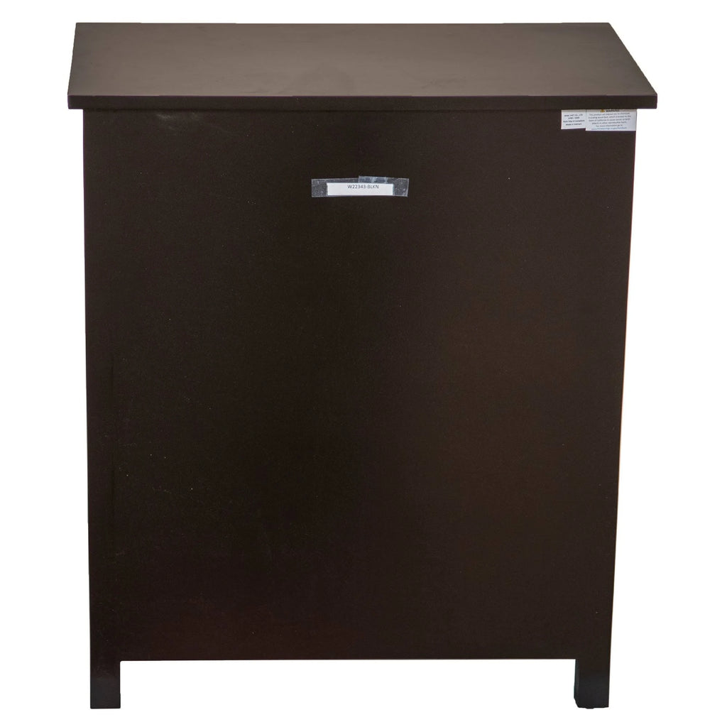 Black Wood Storage Cabinet W18049