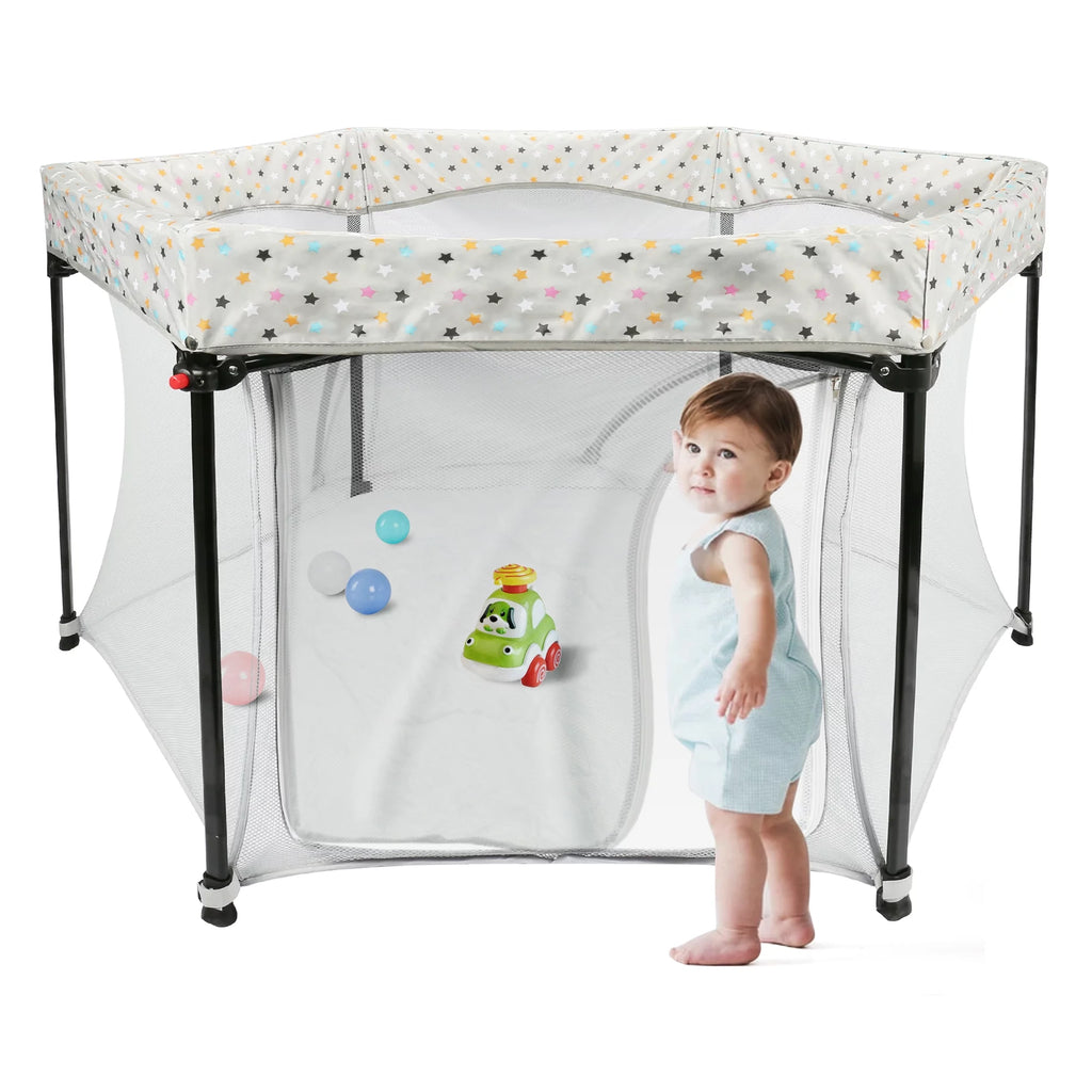Portable Playard with Zipper Door Y111733