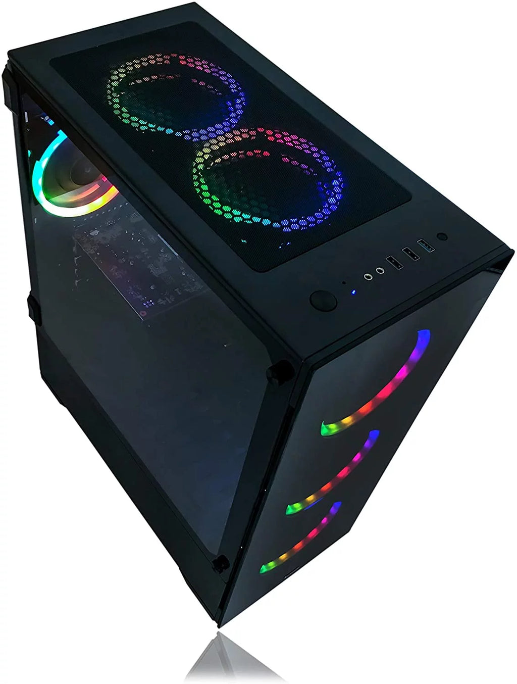 Gaming PC Desktop Computer 16GB Ram 512GB SSD RX 580 8GB U297831