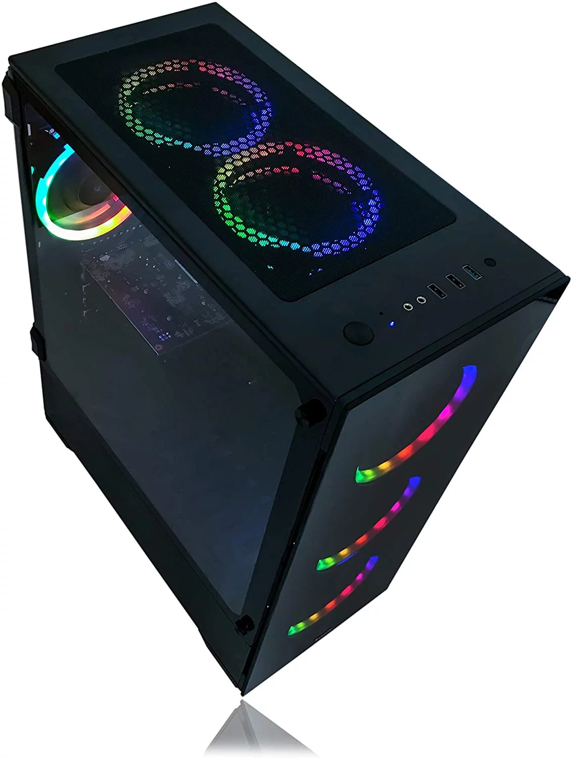 Gaming PC Desktop Computer 16GB Ram 512GB SSD RX 580 8GB U297831