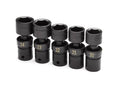 5 Piece 1/2" Drive Metric 6 Point Swivel Impact Socket Set S565211
