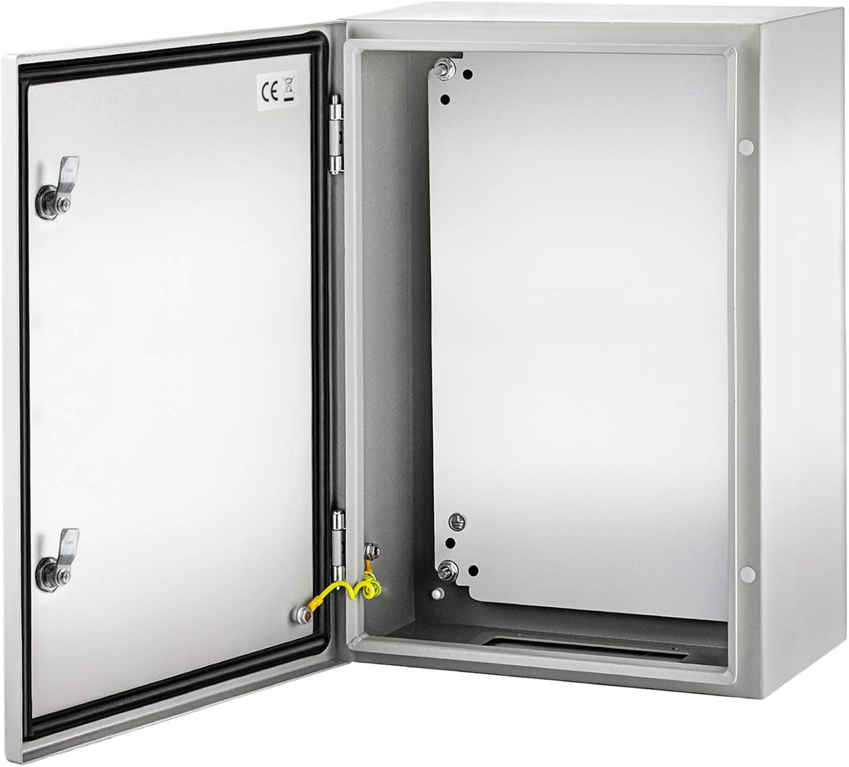 Steel Electrical Enclosure Box, 24'' x 16'' x 12'', IP65 Weatherproof Metal Box with Mounting Plate C7110