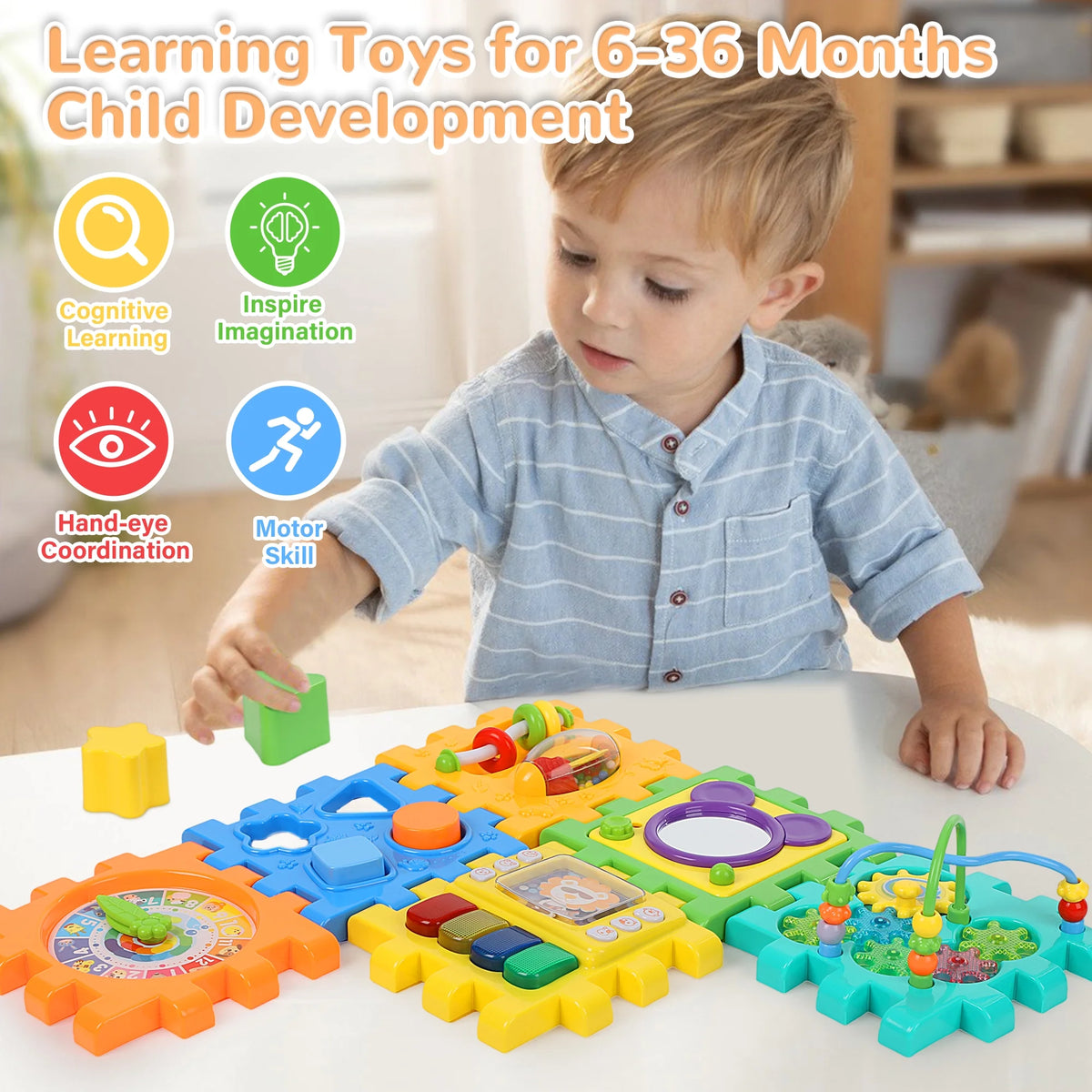 Baby Activity Cube Learning Toys Montessori Toddler Toys I207587