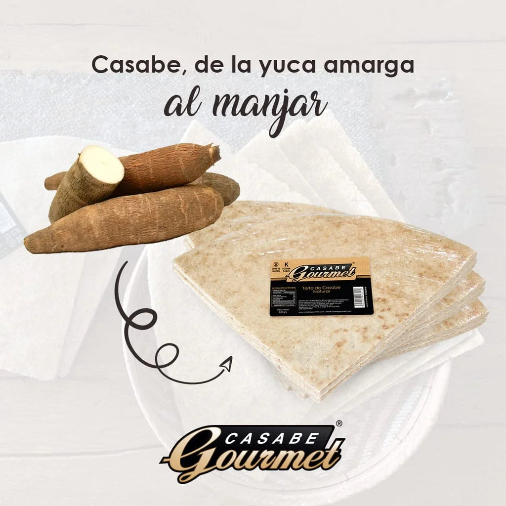 3 Pack Cassava Bread Natural Flavor Vegan H715