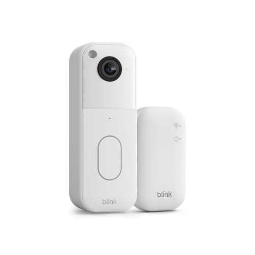 Black Video Doorbell with Sync Module Core D3274