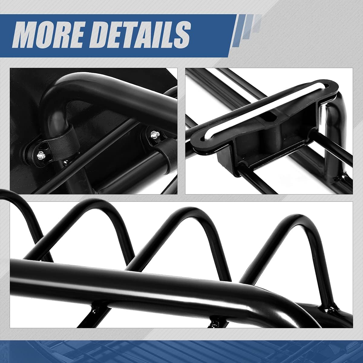 Mild Steel Roof Rack Top Cargo Carrier Basket T953413