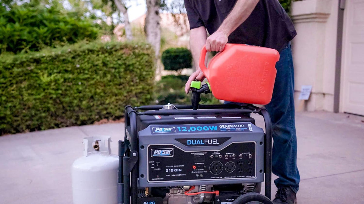 9500 Rated Watts Dual Fuel Generator S3845
