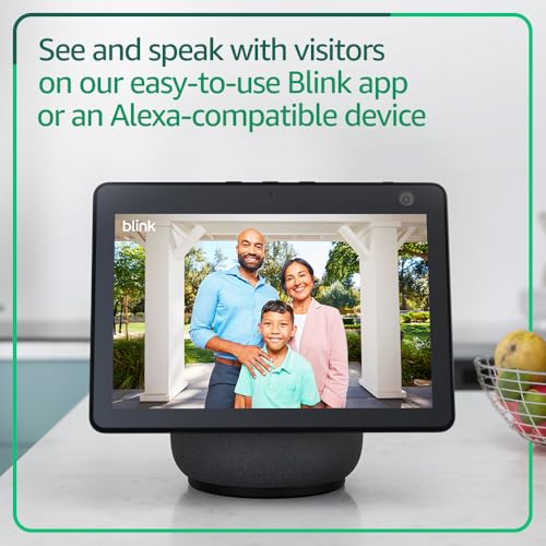 Black Video Doorbell with Sync Module Core D3274