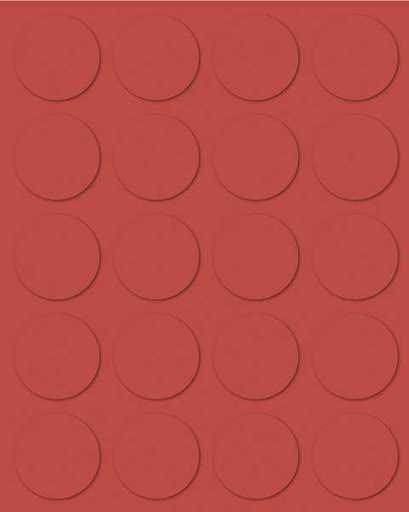 Red Round Magnetic Indicators, PK20 H3245