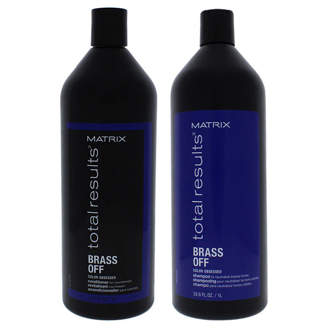 Brass Off Shampoo and Conditioner Kit, 2 Pc, 33.8oz Shampoo, 33.8oz Conditioner F9909