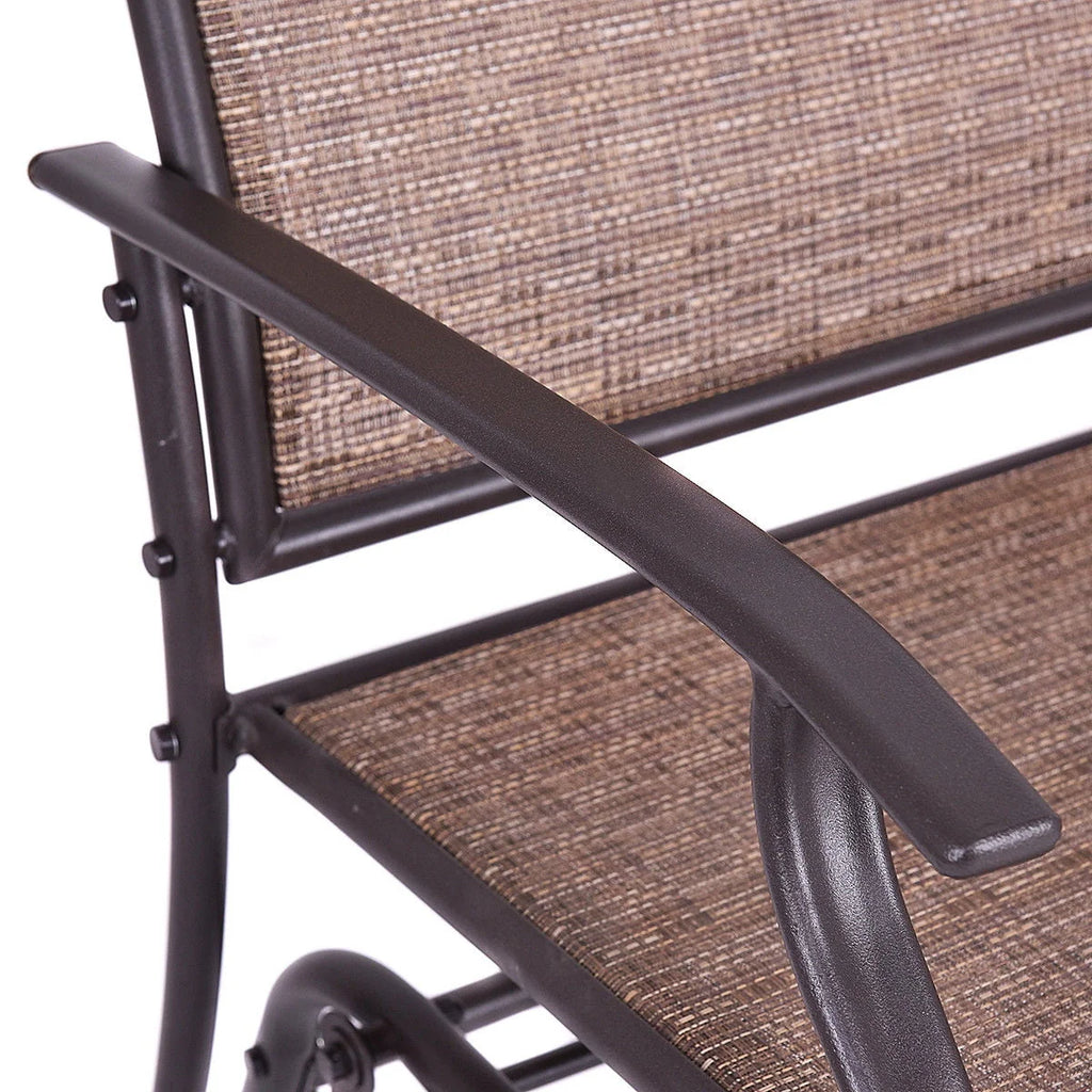 Patio Loveseat Glider Rocking Bench Y970