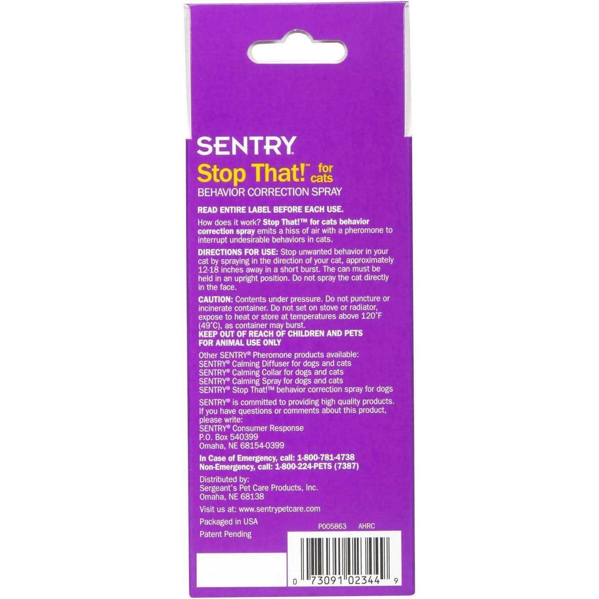 Pet Bad Behavior Spray for Cats Z667330