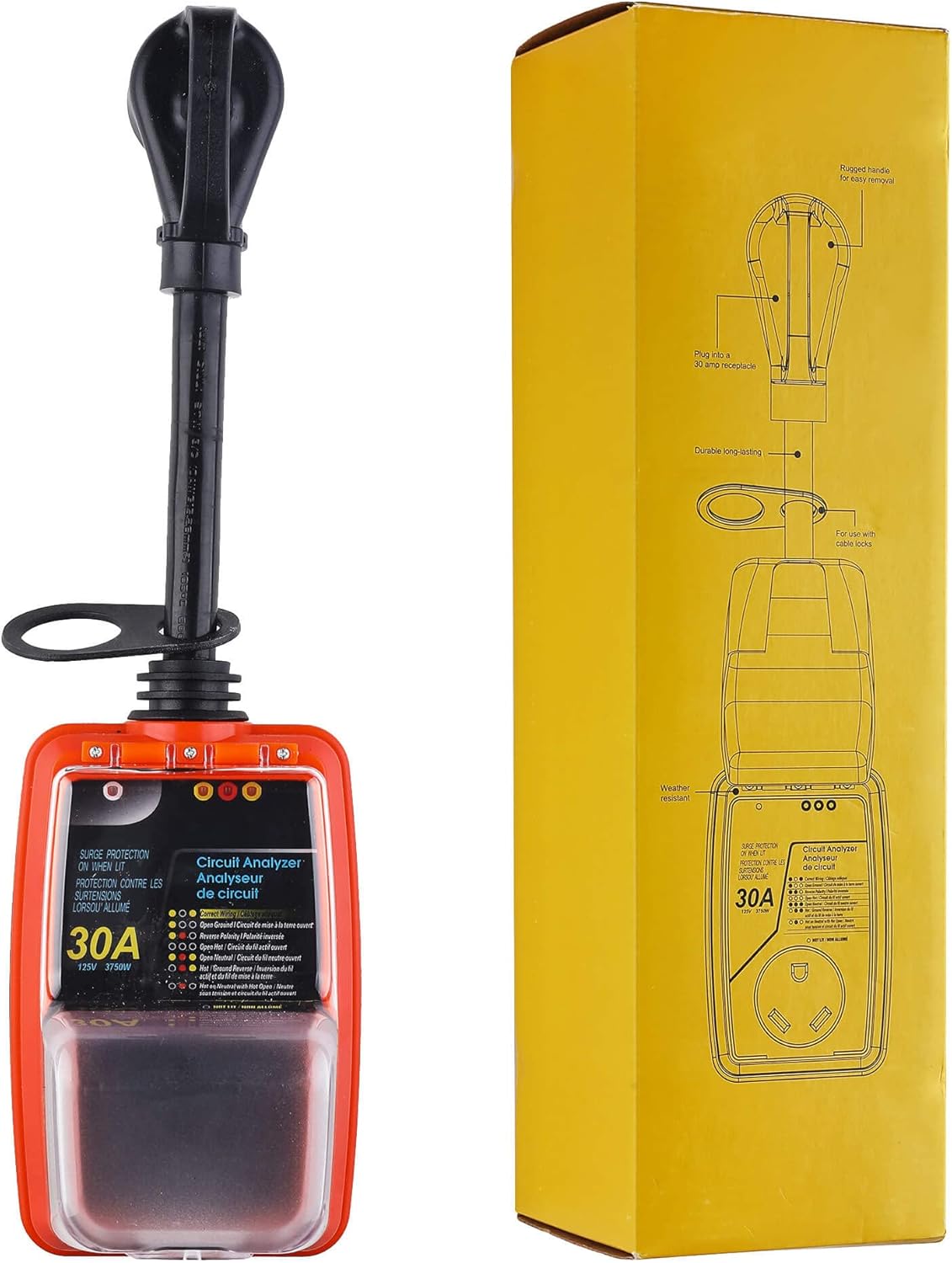 30 Amp Surge Protector with Waterproof Cover S68803