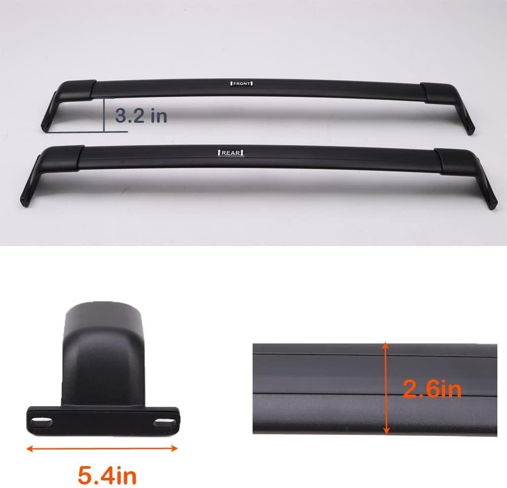 Cross Bar for Jeep Grand Cherokee L 2021 2022 Rooftop Rack Rails Cargo Bar P58074