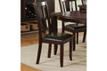 Set of 2 Brown Faux Leather Dining Chairs G3920