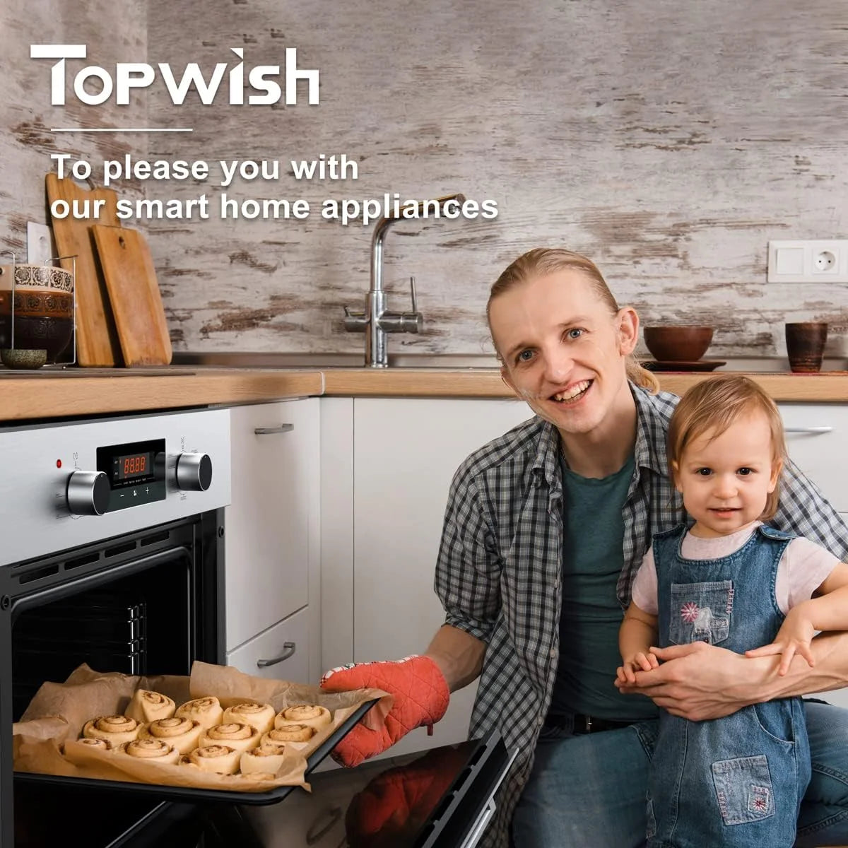 Built-in Electric Wall Oven, 24" Single Wall Oven, Stainless Steel Q969651
