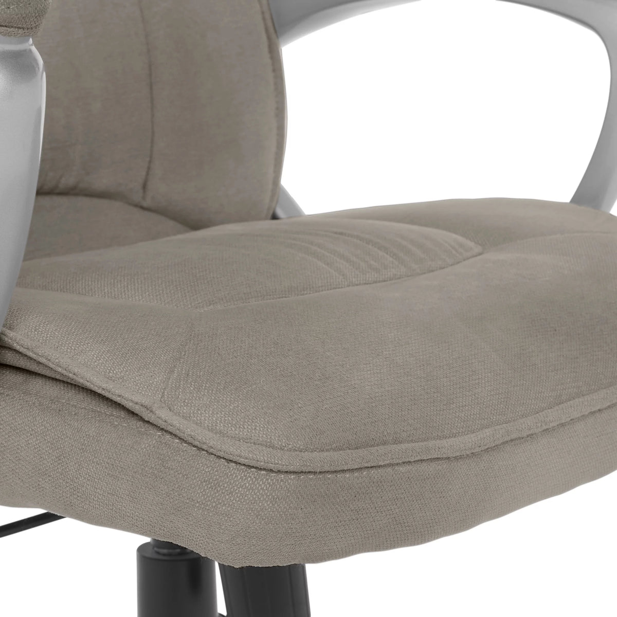 Gray Fabric High-Back Office Chair with Arms G31354