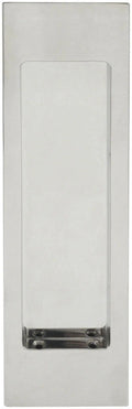 Modern Passage Flush Pocket Door Pull Nickel U84045