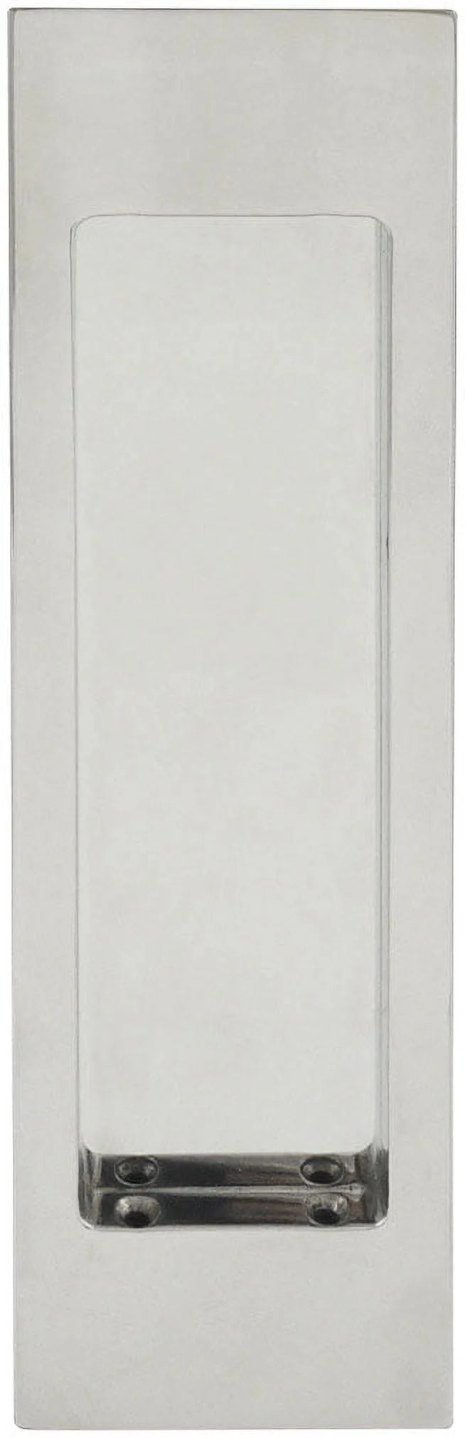 Modern Passage Flush Pocket Door Pull Nickel U84045