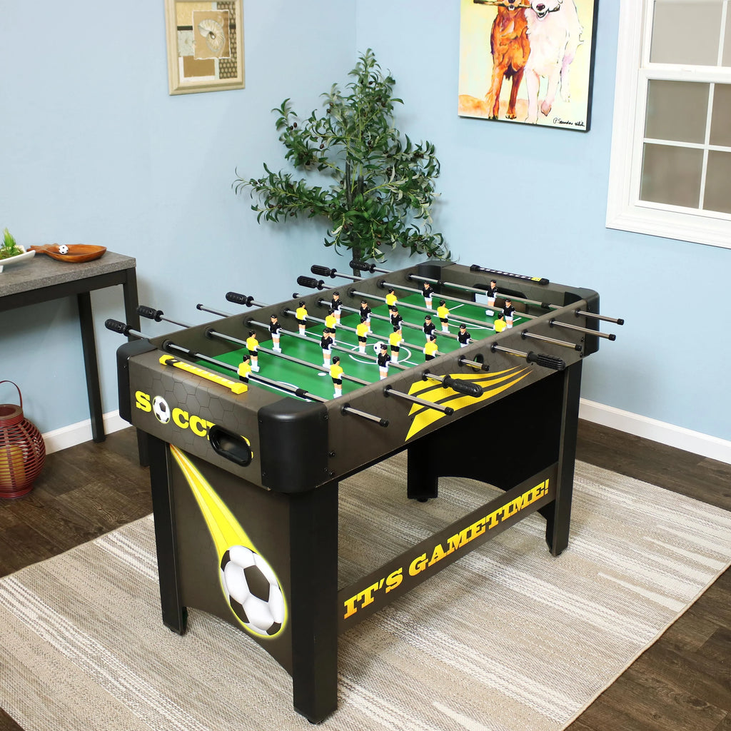 Indoor Foosball Soccer Game Table with Manual Scorers C756083