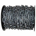 Plastic Chain Barrier on A Reel, 2x22x125&L, Silver R825